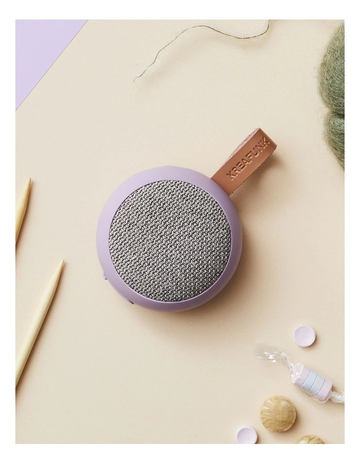 Kreafunk Ago 2 Fabric Bluetooth Speaker - Calm Purple image 4