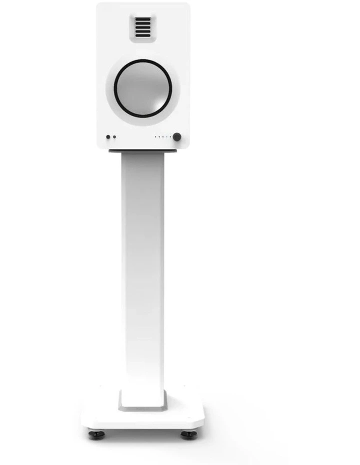 Kanto SX22W 22 Tall Fillable Speaker Stands with Isolation Feet - Pair, White image 4