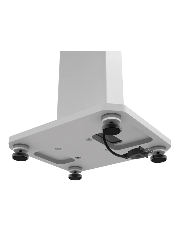 Kanto SX22W 22 Tall Fillable Speaker Stands with Isolation Feet - Pair, White image 5
