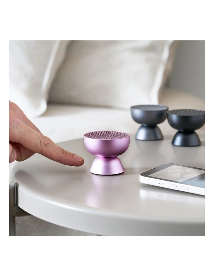 Lexon Tamo Infinitely Pairable Bluetooth Speaker - Pink image 5