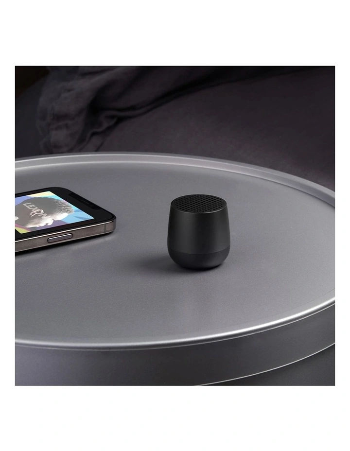 Lexon Mino Mini Bluetooth Speaker - Black image 5