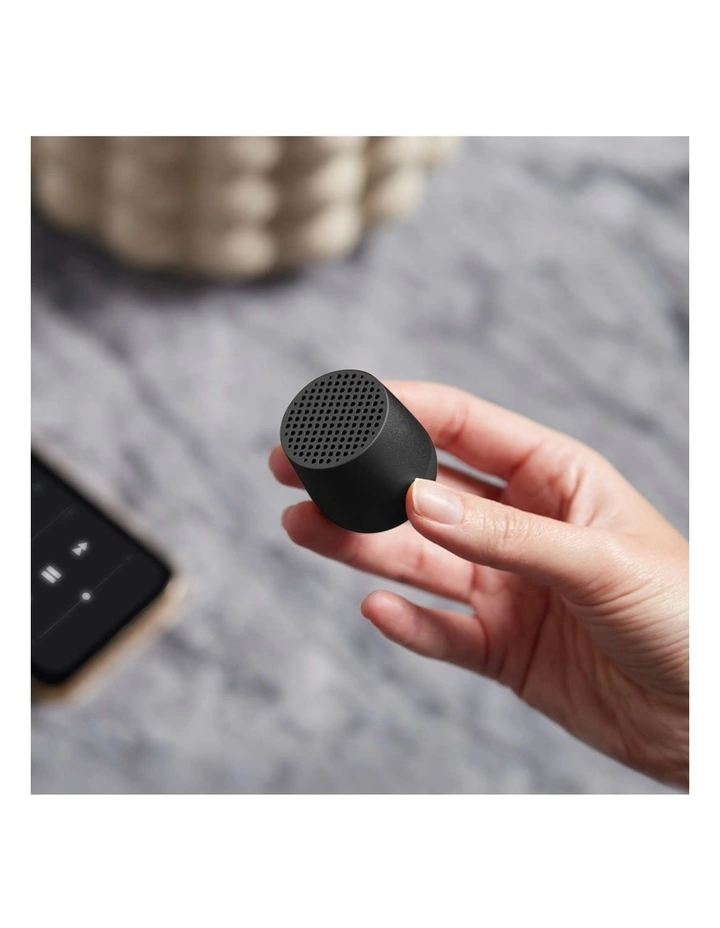 Lexon Mino Mini Bluetooth Speaker - Black image 6