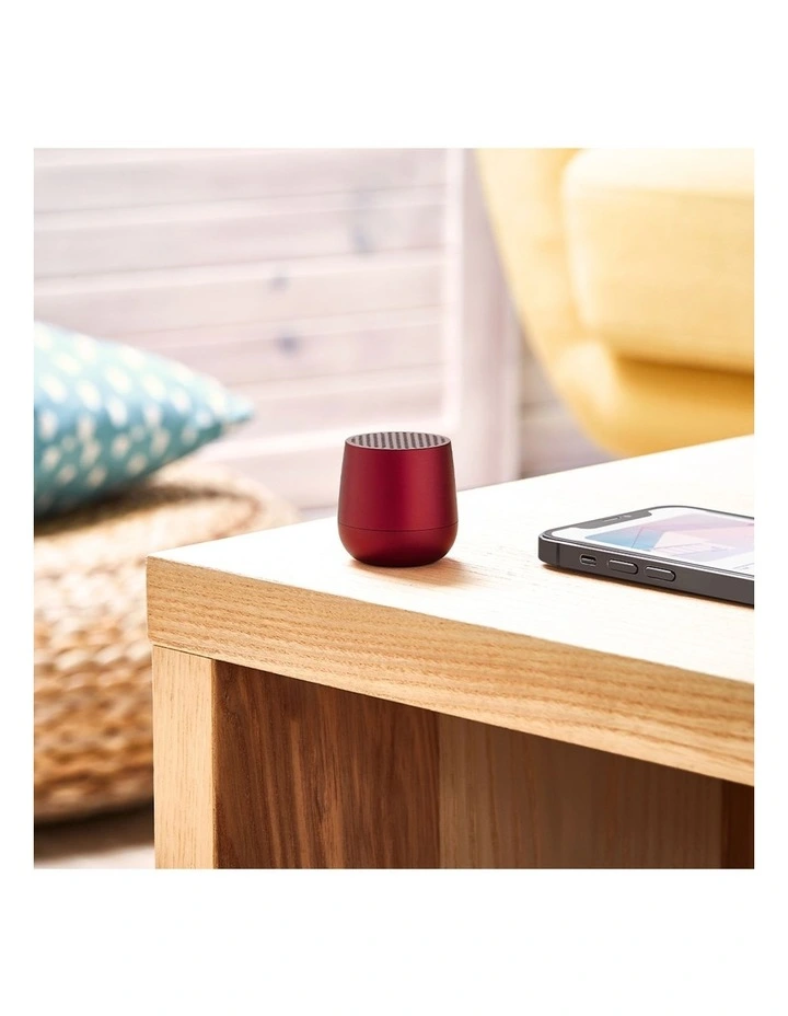 Lexon Mino Mini Bluetooth Speaker - Red image 4