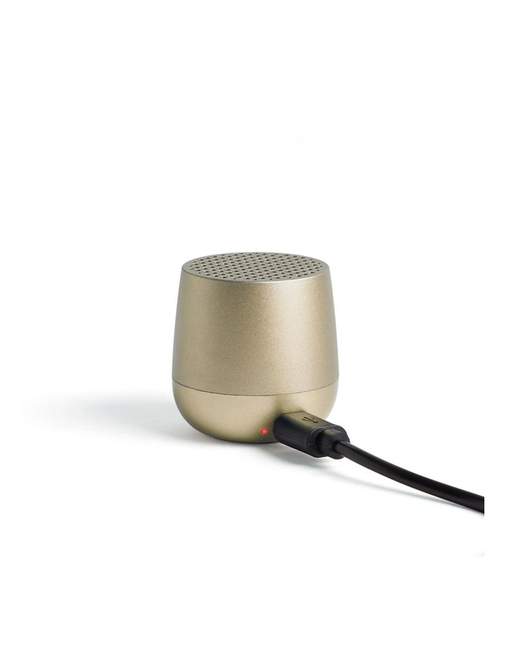 Lexon Mino Mini Bluetooth Speaker - Gold image 2