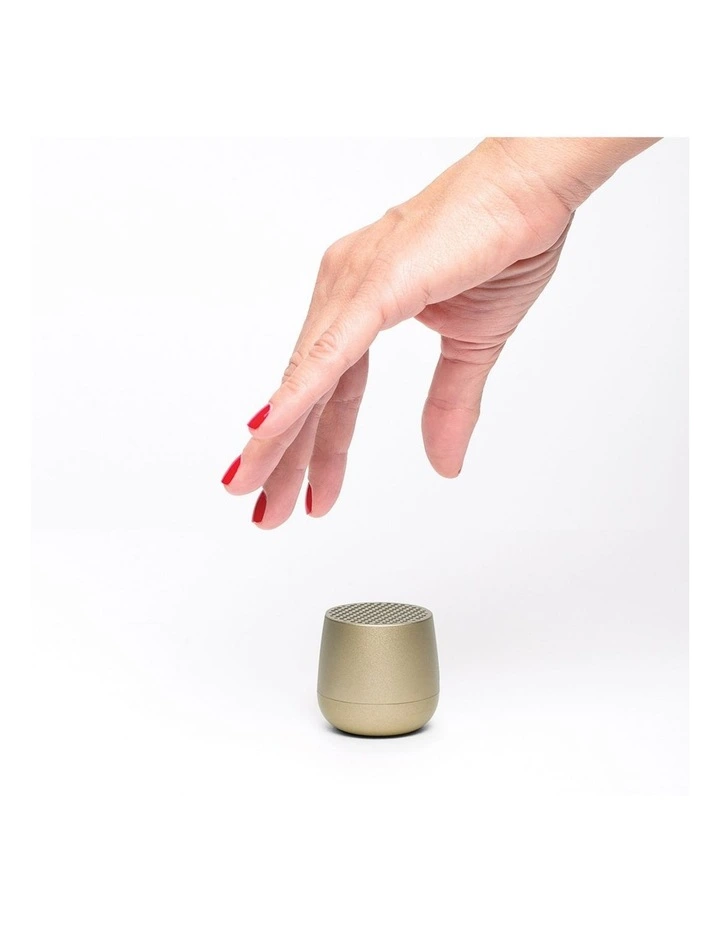 Lexon Mino Mini Bluetooth Speaker - Gold image 4