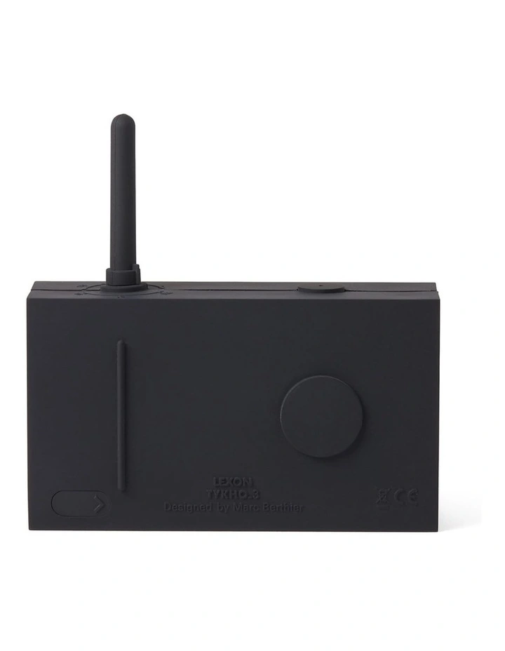 Lexon Thykho 3 Fm Radio & Bluetooth Speaker - Black image 2
