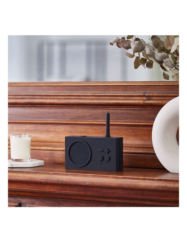 Lexon Thykho 3 Fm Radio & Bluetooth Speaker - Black image 4