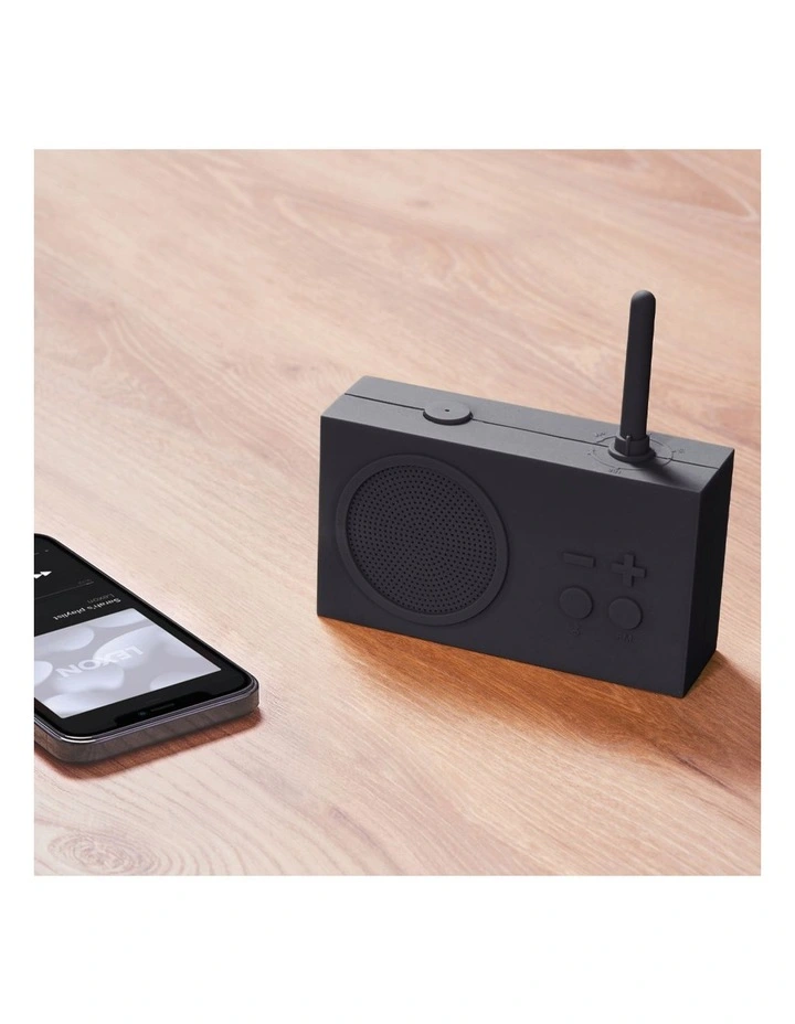 Lexon Thykho 3 Fm Radio & Bluetooth Speaker - Grey image 5
