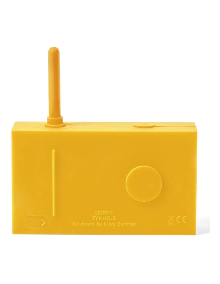 Lexon Thykho 3 Fm Radio & Bluetooth Speaker - Yellow image 2