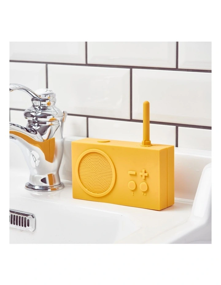 Lexon Thykho 3 Fm Radio & Bluetooth Speaker - Yellow image 4