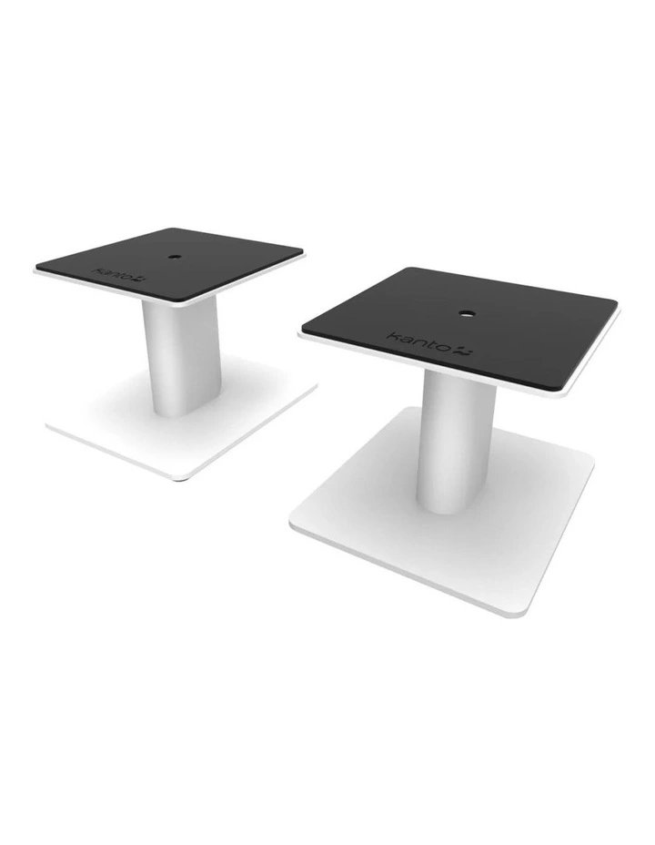 Kanto SP6HDW 6 Tall Universal Desktop Speaker Stand - Pair, White image 1