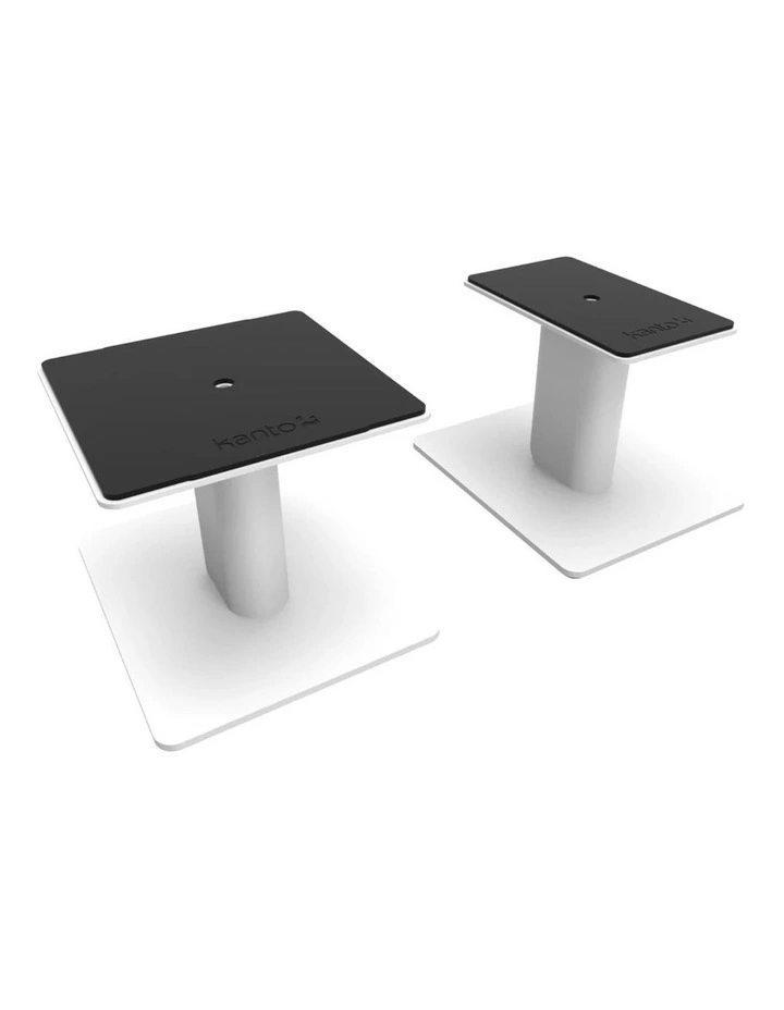 Kanto SP6HDW 6 Tall Universal Desktop Speaker Stand - Pair, White image 4