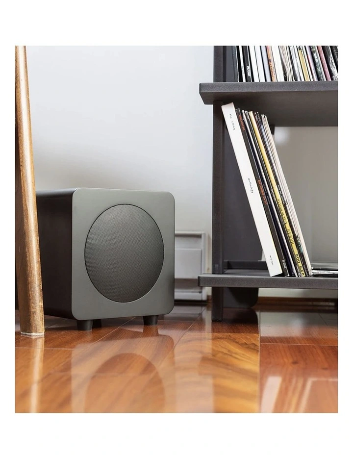 Kanto SUB8 300W 8 Sealed Powered Subwoofer, Matte Black image 2