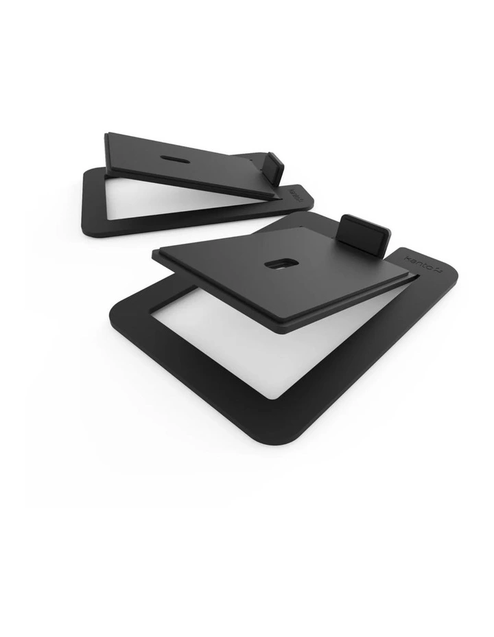 Kanto S6 Angled Desktop Speaker Stands for Large Speakers - Pair, Black image 1