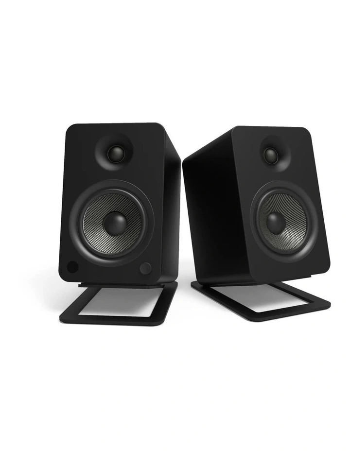 Kanto S6 Angled Desktop Speaker Stands for Large Speakers - Pair, Black image 3