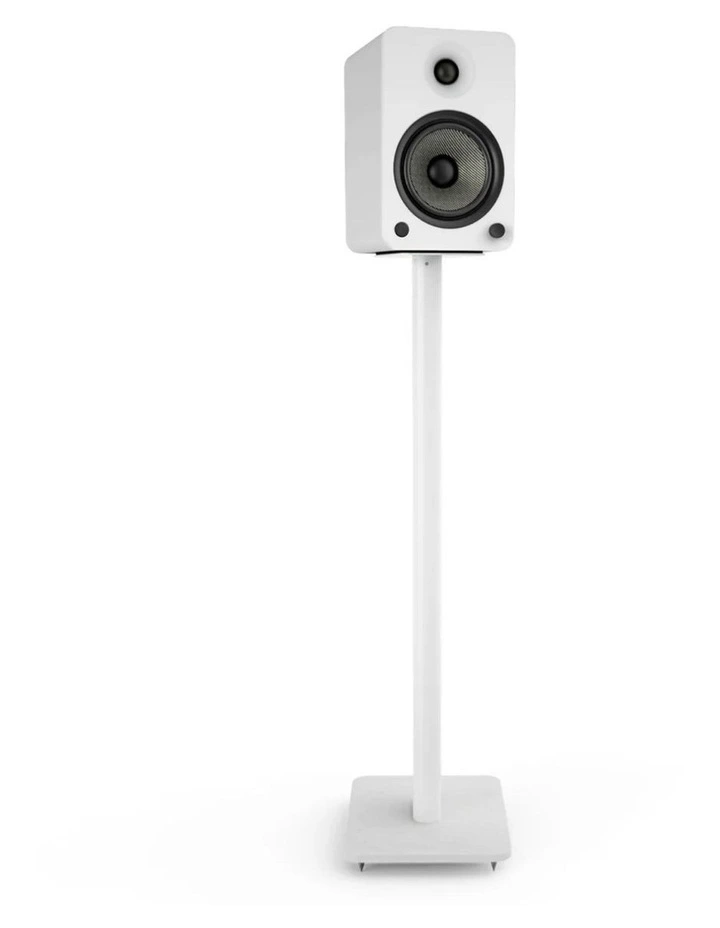 Kanto SP32PLW 32 Tall Bookshelf Speaker Floor Stands - Pair, White image 3