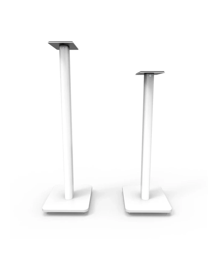 Kanto SP32PLW 32 Tall Bookshelf Speaker Floor Stands - Pair, White image 4