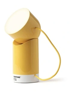 Lexon Orbe Portable Led Lamp With Moving Head PANTONE - Yellow