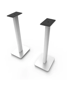 Kanto SP26PLW 26 Tall Bookshelf Speaker Floor Stands - Pair, White