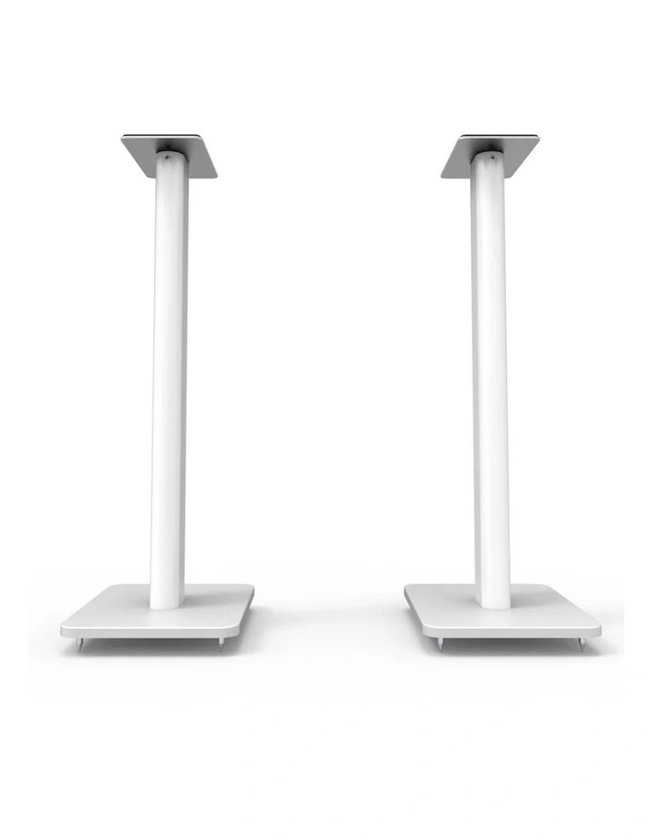Kanto SP26PLW 26 Tall Bookshelf Speaker Floor Stands - Pair, White image 3