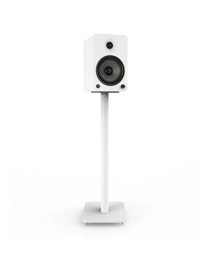 Kanto SP26PLW 26 Tall Bookshelf Speaker Floor Stands - Pair, White image 4