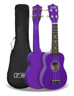 3rd Avenue Soprano Ukulele - Purple