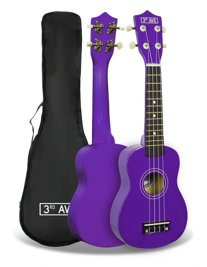 3rd Avenue Soprano Ukulele - Purple image 1
