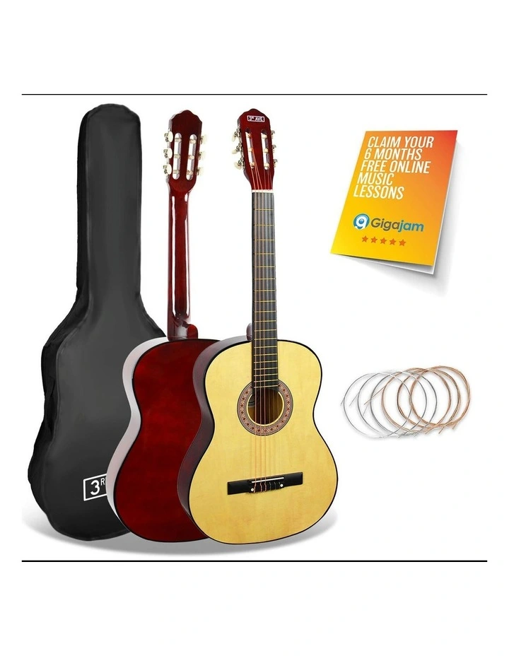 3/4 Size Classical Guitar Pack in Natural image 2
