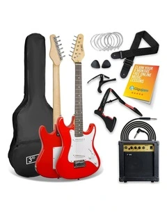 3rd Avenue Electric Guitar Pack - Red