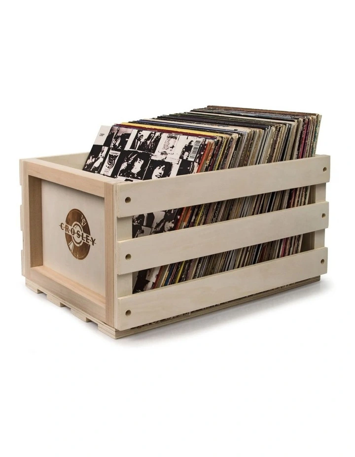 Crosley Cruiser Bluetooth Portable Turntable - Turquoise Bundled Crosley Record Storage Crate image 2