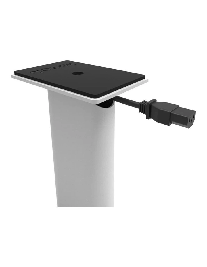 Kanto SP9W 9 Tall Universal Desktop Speaker Stand - Pair, White image 4