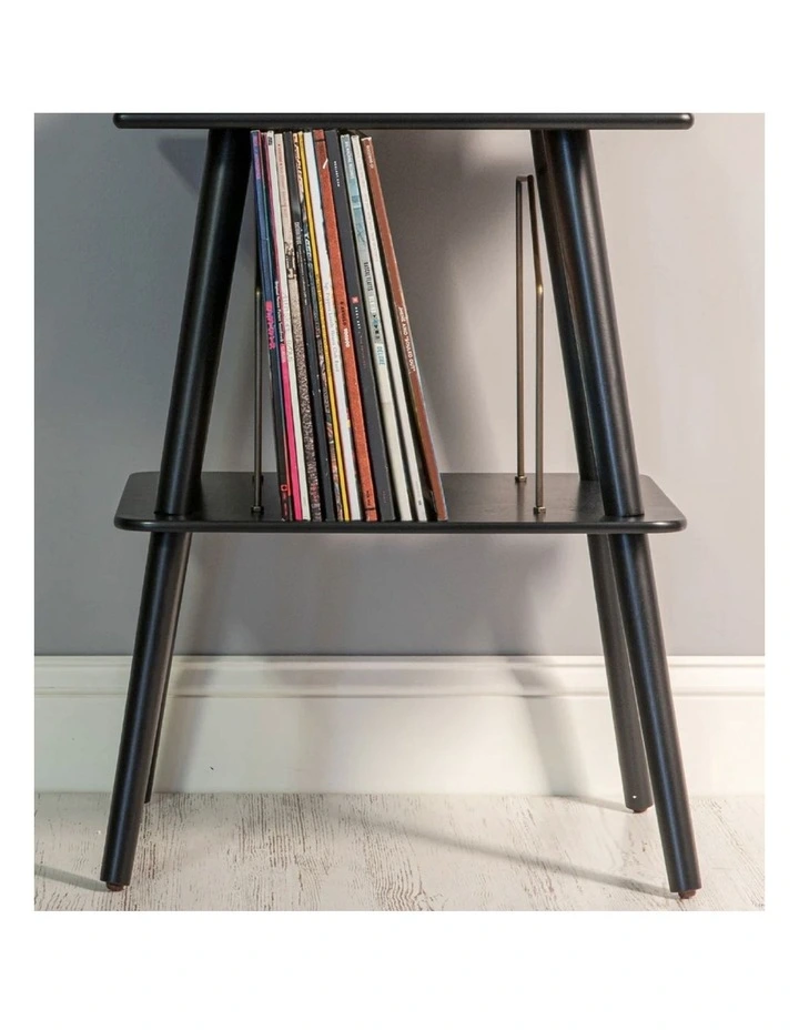 Victrola Eastwood II Turntable - Black Entertainment Stand Bundle - Black image 3