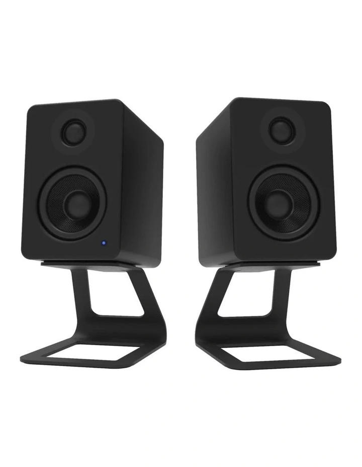Kanto SE2 Elevated Desktop Speaker Stands for Small Speakers - Pair, Black image 4