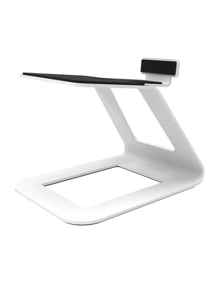 Kanto SE6W Elevated Desktop Speaker Stands for Large Speakers - Pair, White image 3