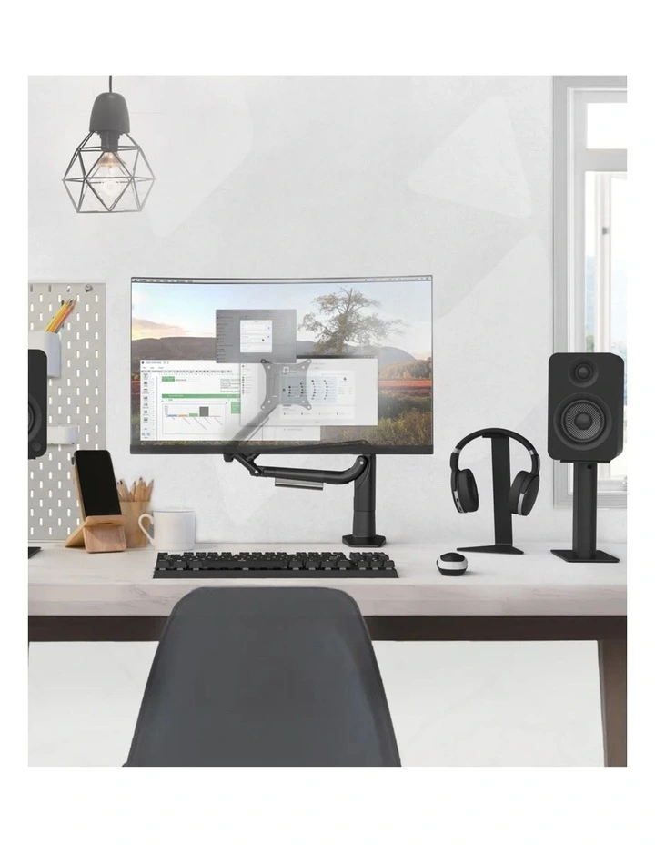 Kanto H1 Universal Desktop Headphone Stand, Black image 5