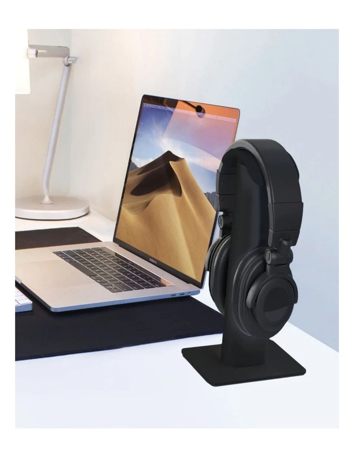 Kanto H2 Premium Universal Desktop Headphone Stand, Black image 2