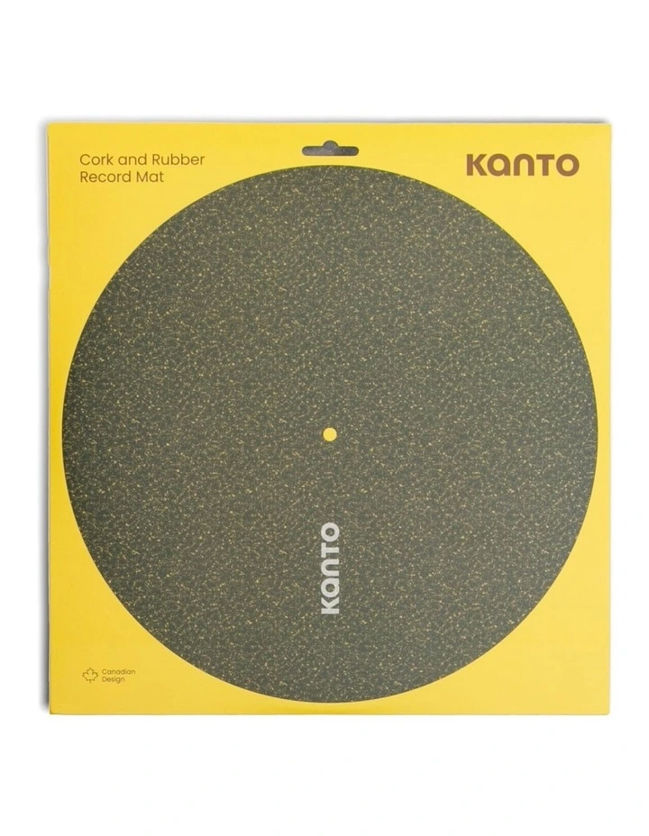 Kanto TT-CRM Anti-Static Cork and Rubber Turntable Mat image 1