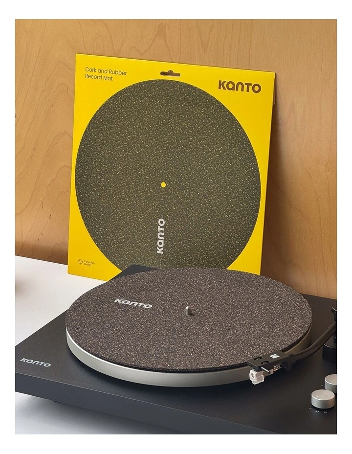 Kanto TT-CRM Anti-Static Cork and Rubber Turntable Mat image 5