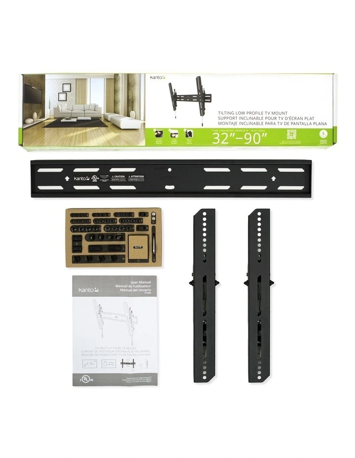 Kanto PT300 Low Profile Tilting TV Mount for 40 - 100 TVs image 5