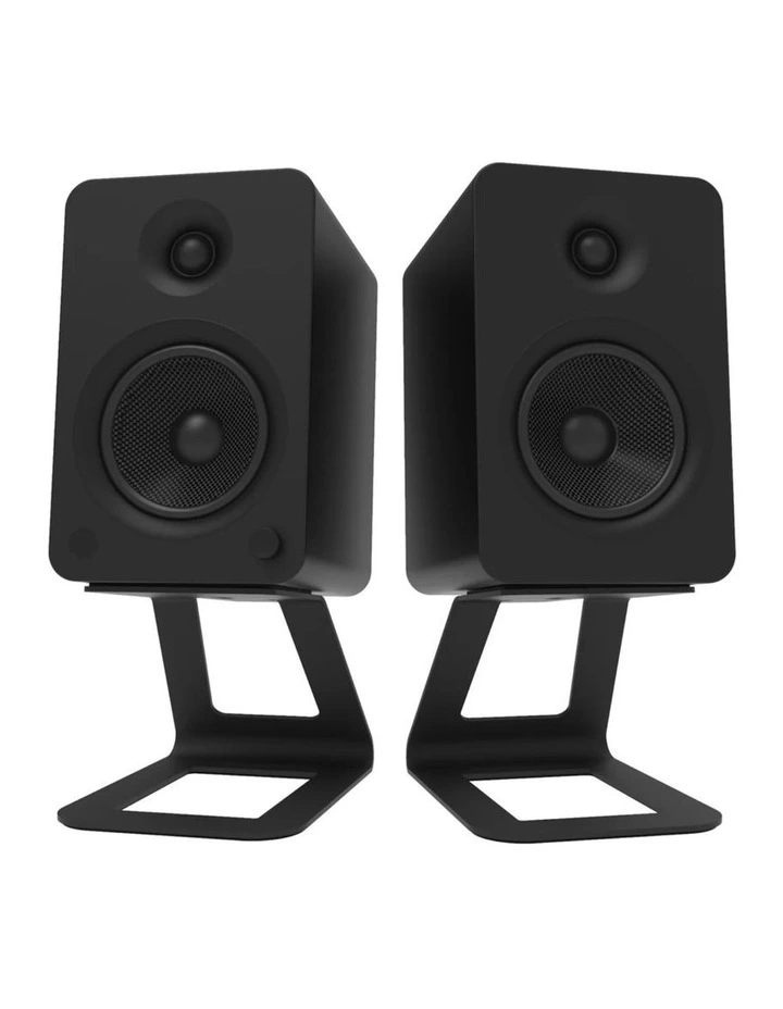 Kanto SE6 Elevated Desktop Speaker Stands for Large Speakers - Pair, Black image 4