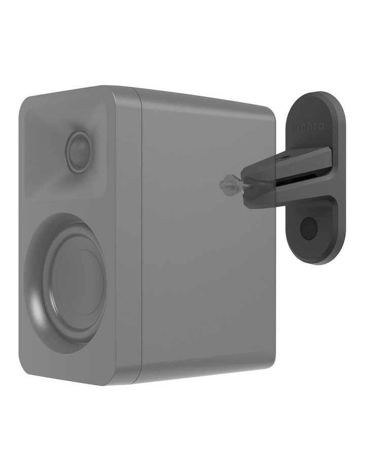 Kanto SPW3 Universal Satellite Speaker Wall Mount Bracket - Black, Pair image 2