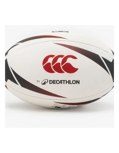 Decathlon | Size 5 Rugby Training Ball - Black & Red