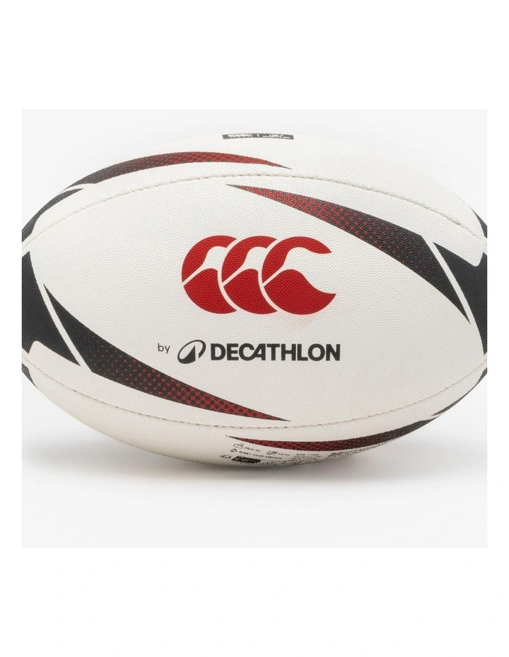Decathlon | Size 5 Rugby Training Ball - Black & Red image 1