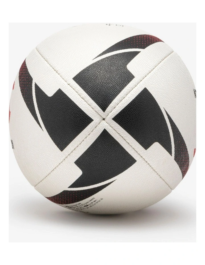 Decathlon | Size 5 Rugby Training Ball - Black & Red image 2
