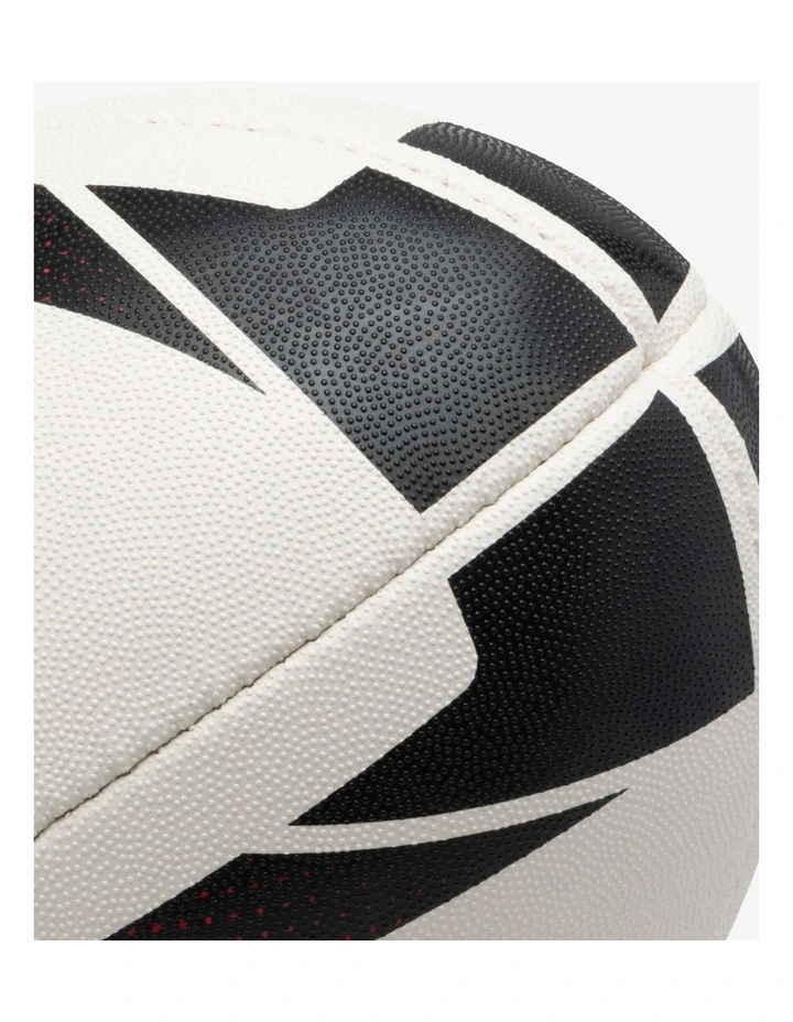 Decathlon | Size 5 Rugby Training Ball - Black & Red image 4