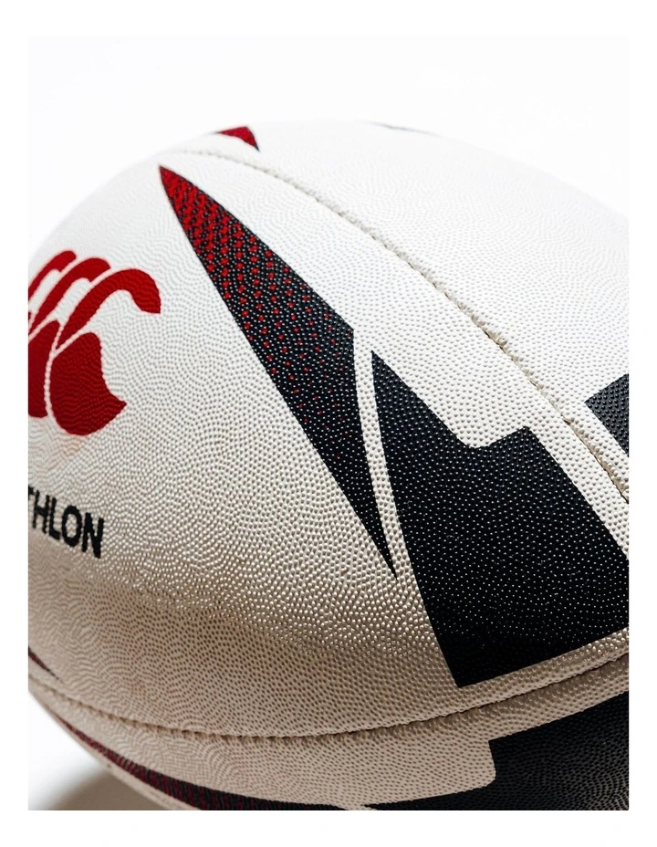 Decathlon | Size 5 Rugby Training Ball - Black & Red image 5