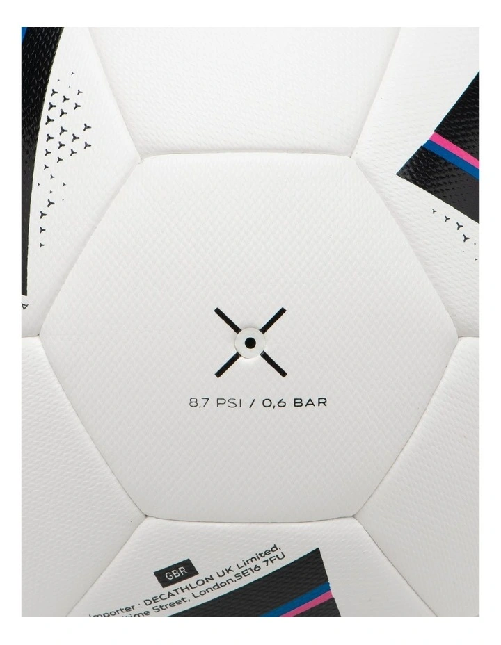 Decathlon | Size 5 Hybrid Football Club Ball Light - White image 6
