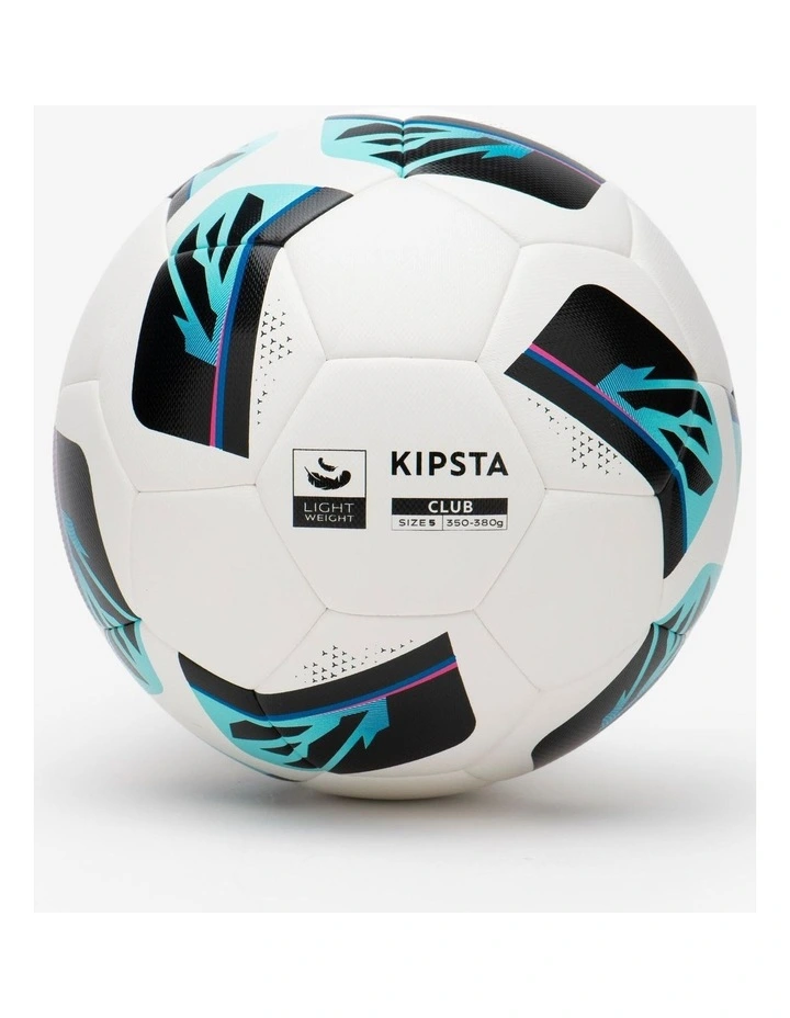 Decathlon | Size 5 Hybrid Football Club Ball Light - White image 7