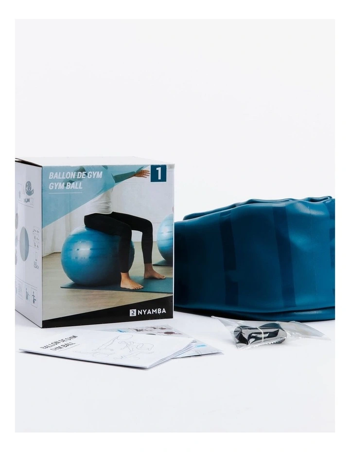 Decathlon | Durable Swiss Ball Size 3 / 75 cm - Turquoise image 6