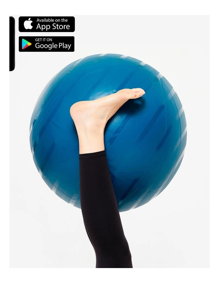 Decathlon | Fitness Durable Size 1 Swiss Ball (55 cm) - Blue image 3